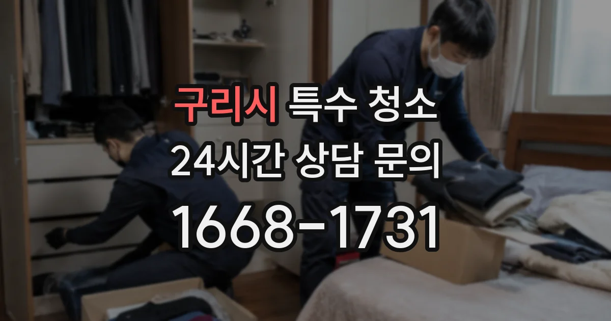 구리시 특수 청소