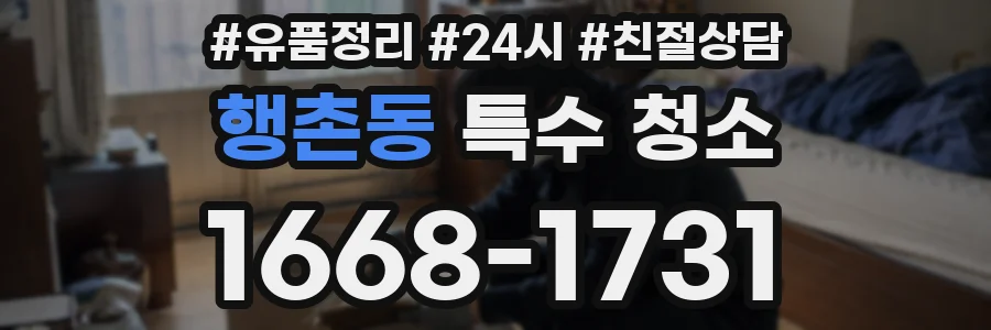 행촌동 특수 청소