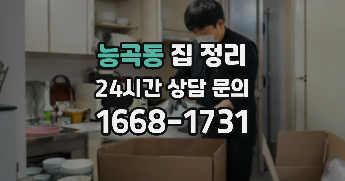 능곡동 집 정리