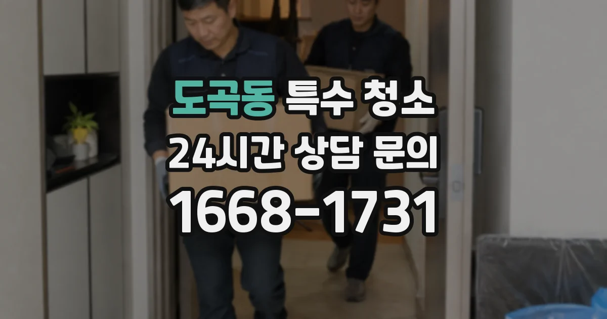 도곡동 특수 청소