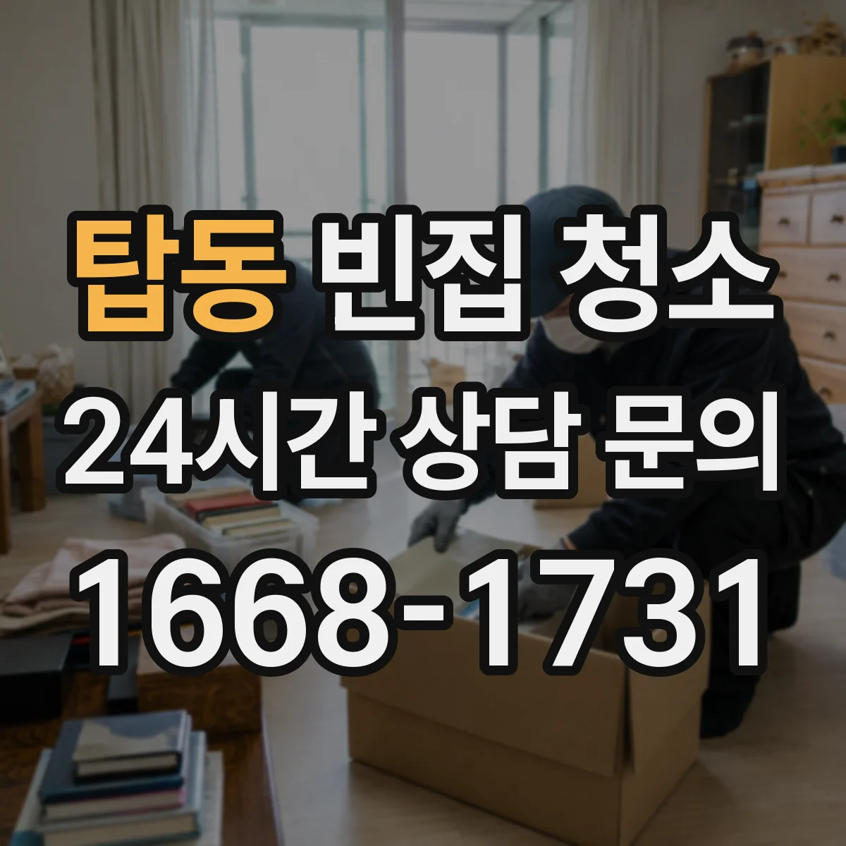 탑동 빈집 청소