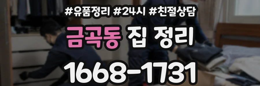 금곡동 집 정리