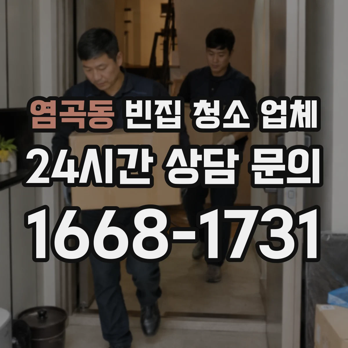염곡동 빈집 청소 업체