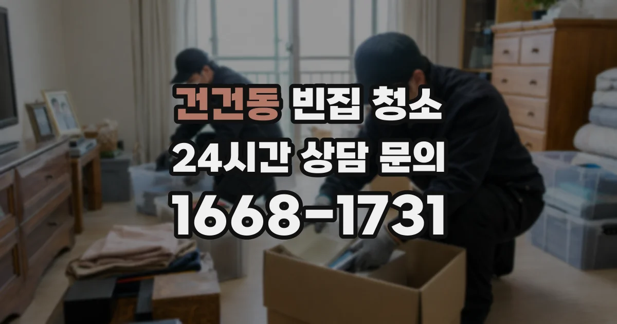 건건동 빈집 청소
