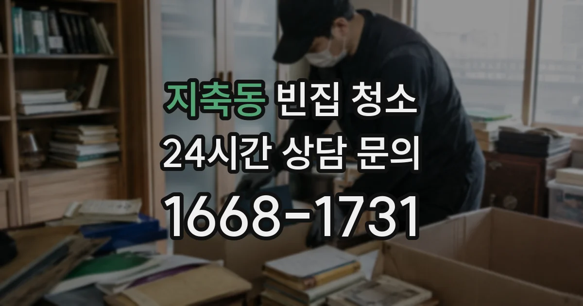 지축동 빈집 청소