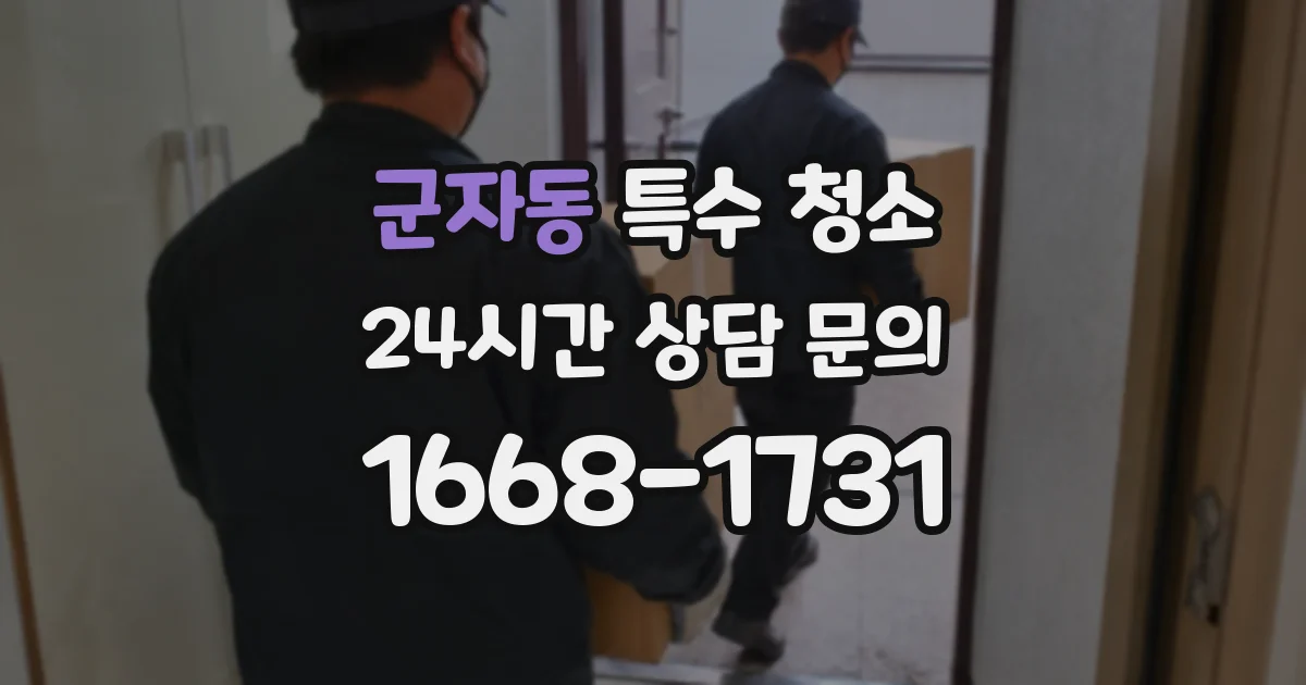 군자동 특수 청소