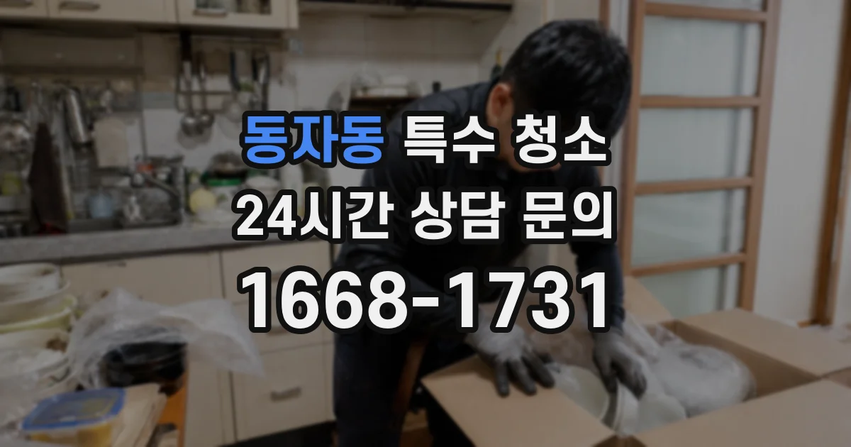 동자동 특수 청소