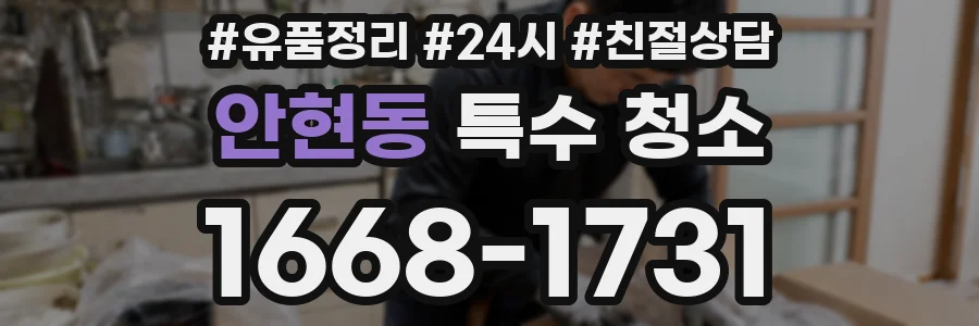 안현동 특수 청소