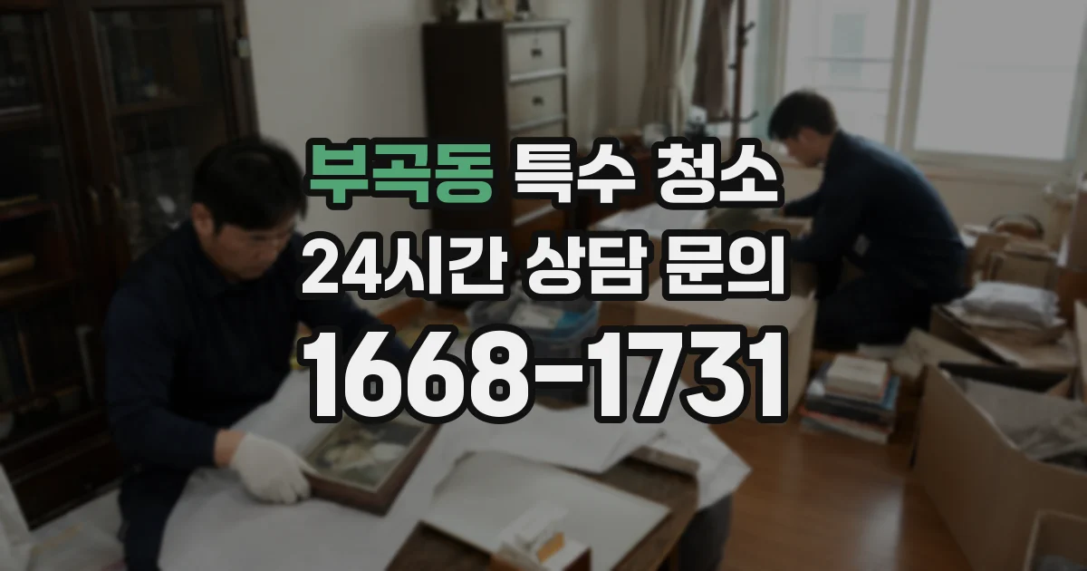 부곡동 특수 청소