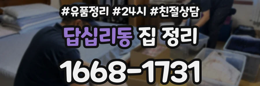 답십리동 집 정리