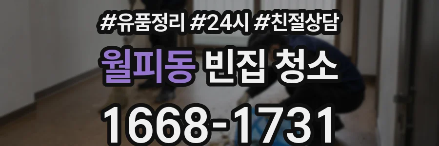 월피동 빈집 청소