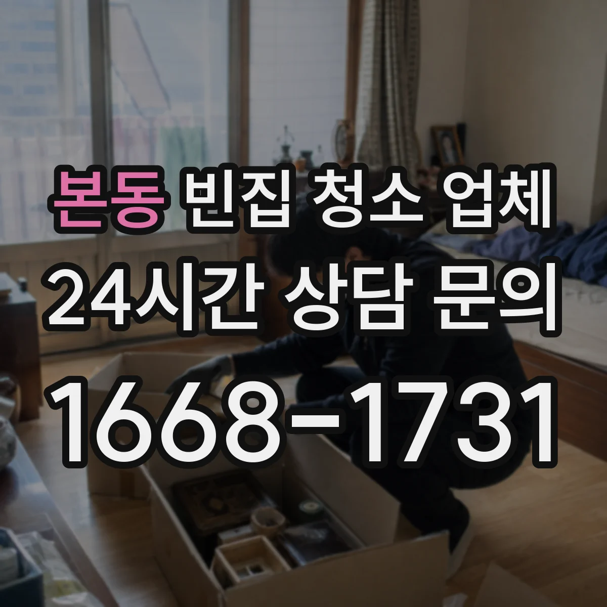 본동 빈집 청소 업체