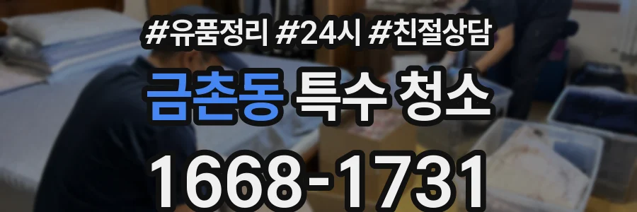 금촌동 특수 청소