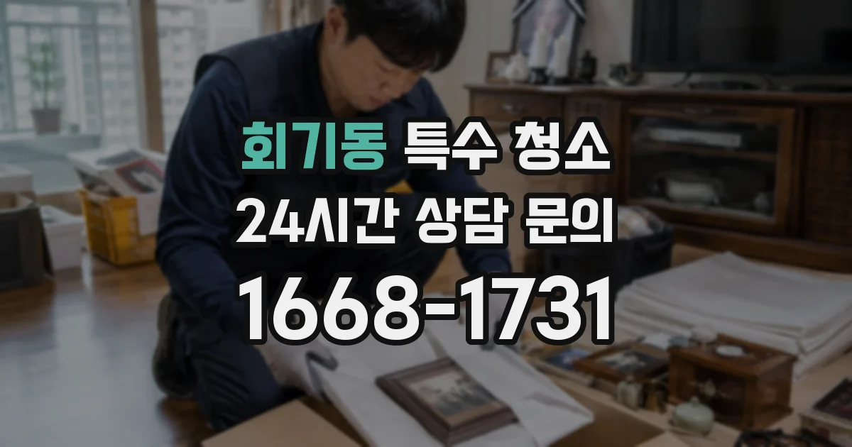 회기동 특수 청소
