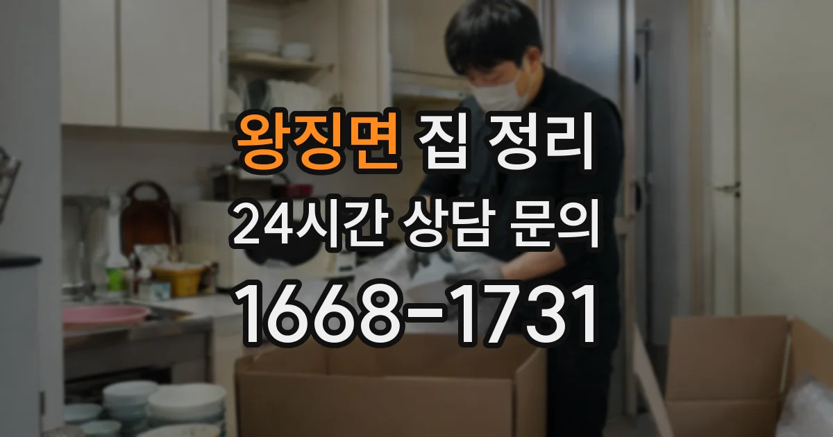 왕징면 집 정리