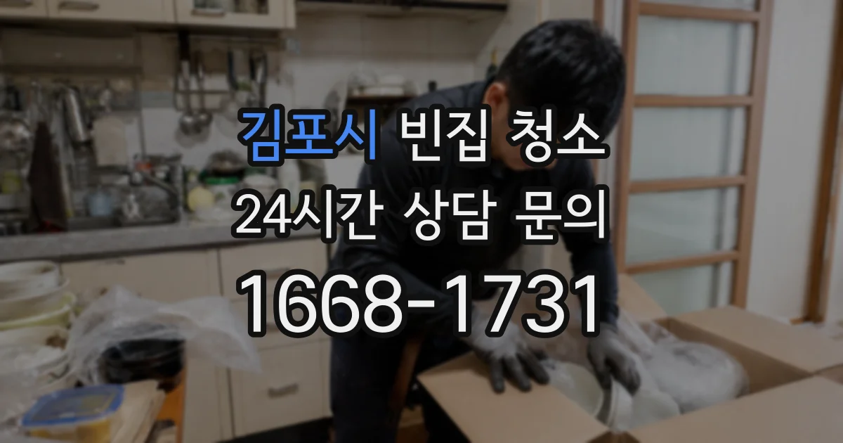 김포시 빈집 청소