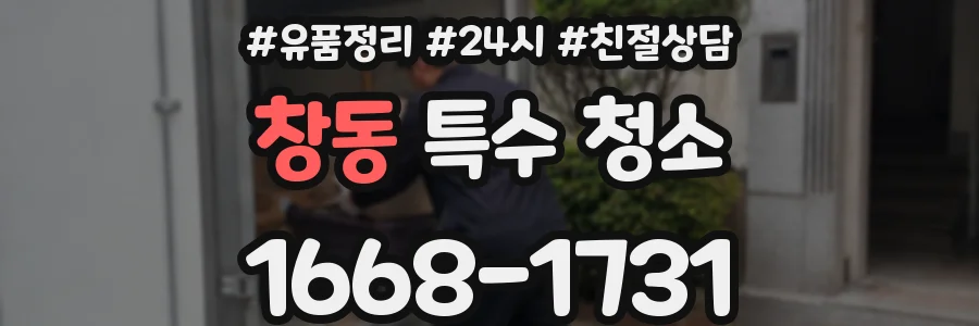 창동 특수 청소