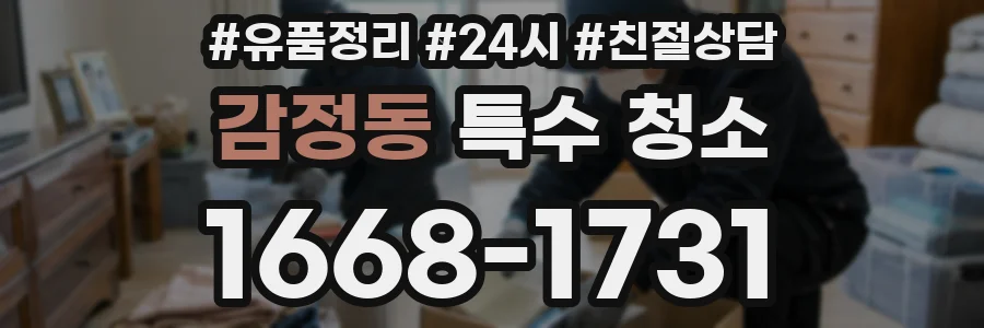 감정동 특수 청소