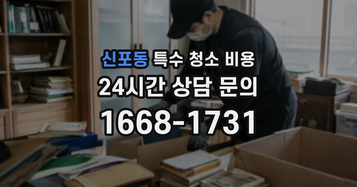 신포동 특수 청소 비용