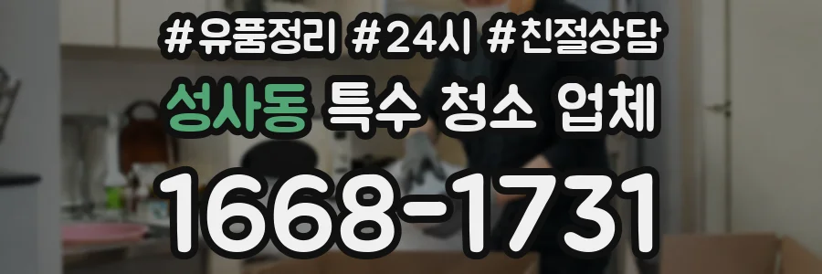 성사동 특수 청소 업체