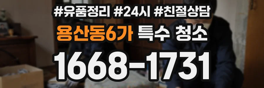 용산동6가 특수 청소
