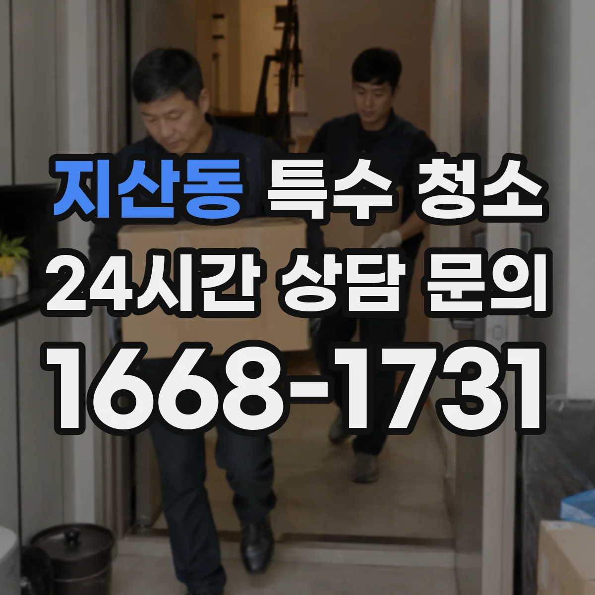지산동 특수 청소