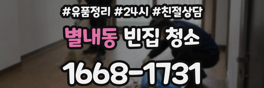 별내동 빈집 청소