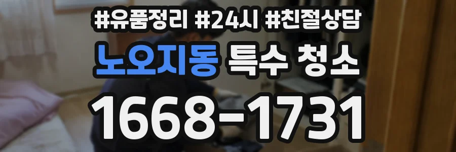노오지동 특수 청소