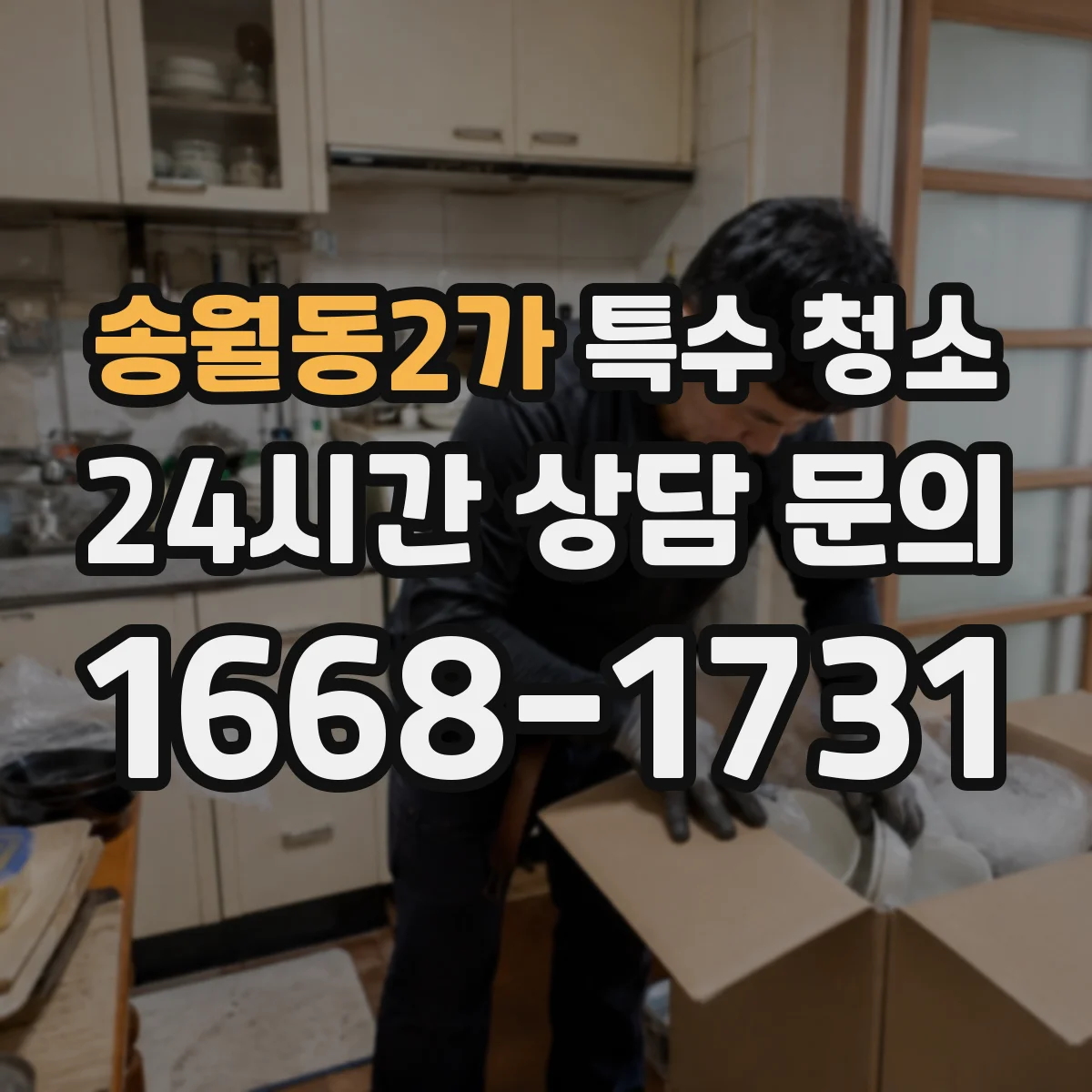 송월동2가 특수 청소