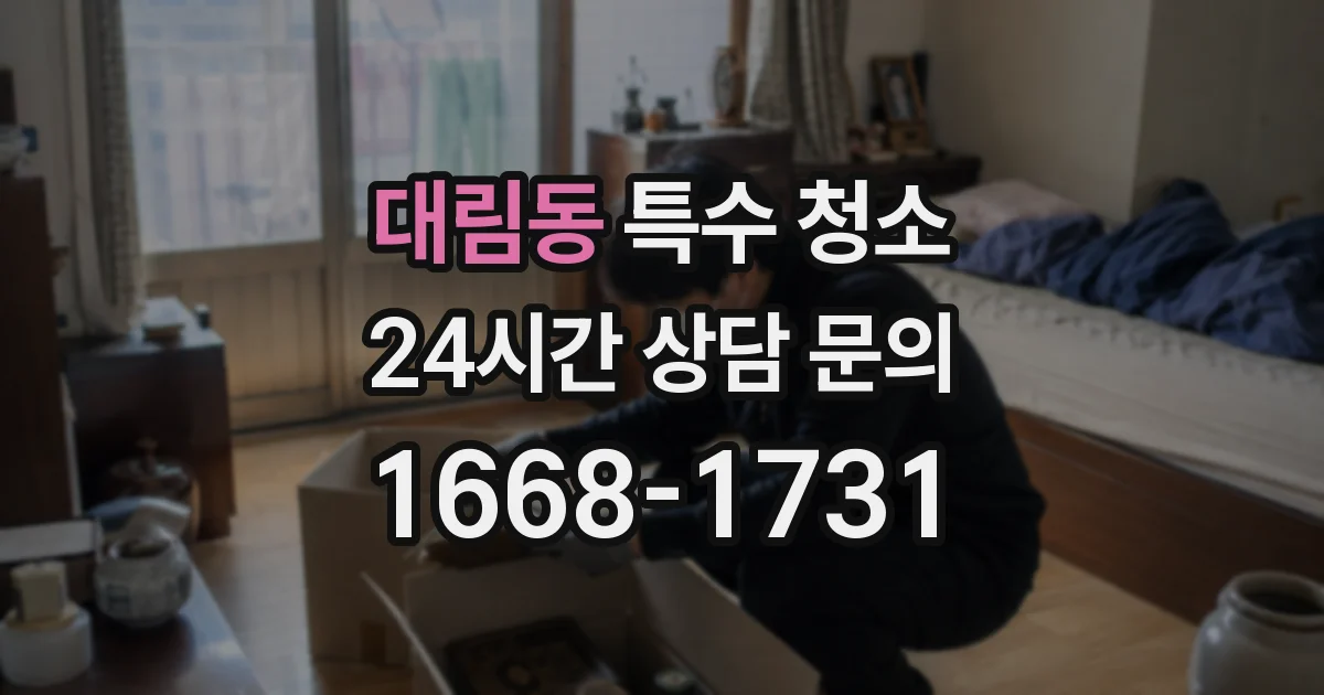 대림동 특수 청소