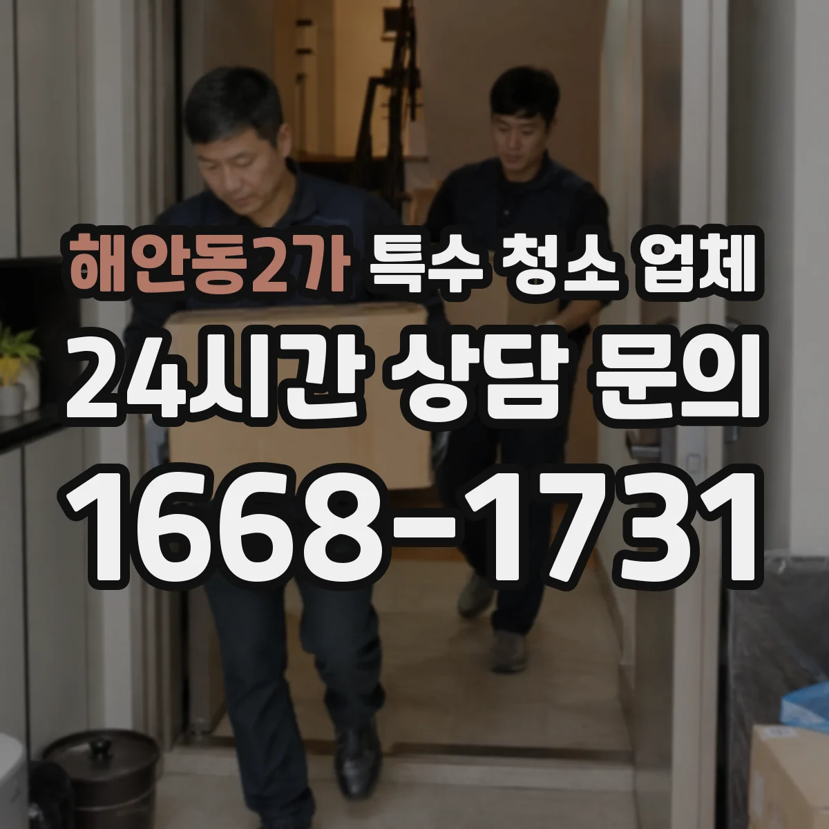 해안동2가 특수 청소 업체