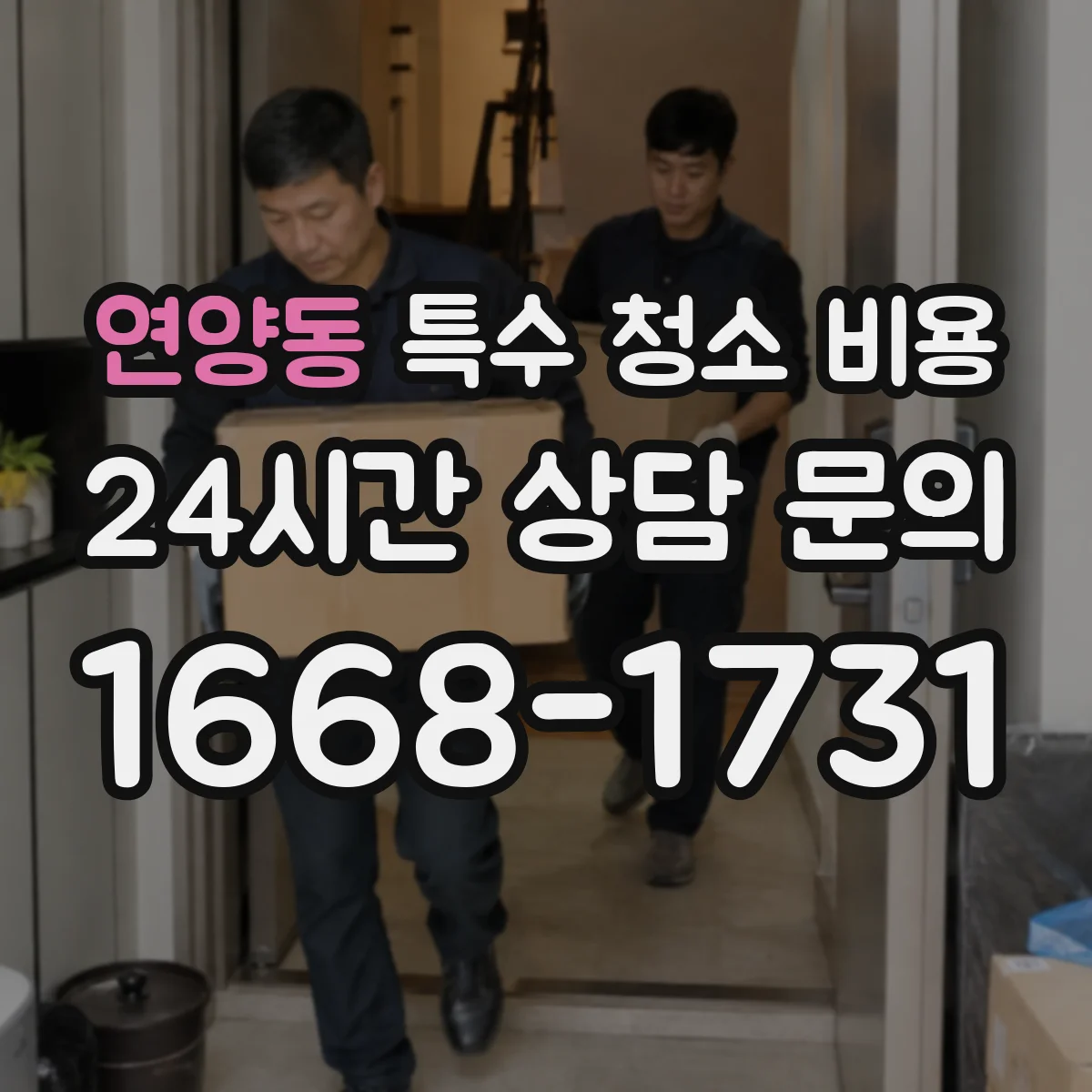 연양동 특수 청소 비용
