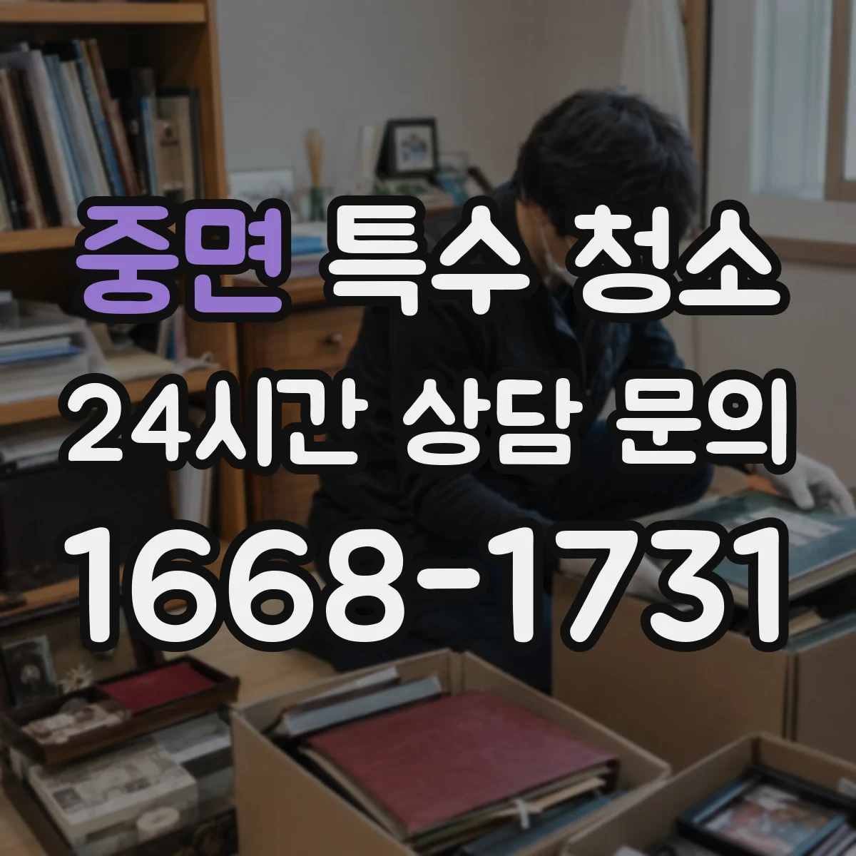 중면 특수 청소