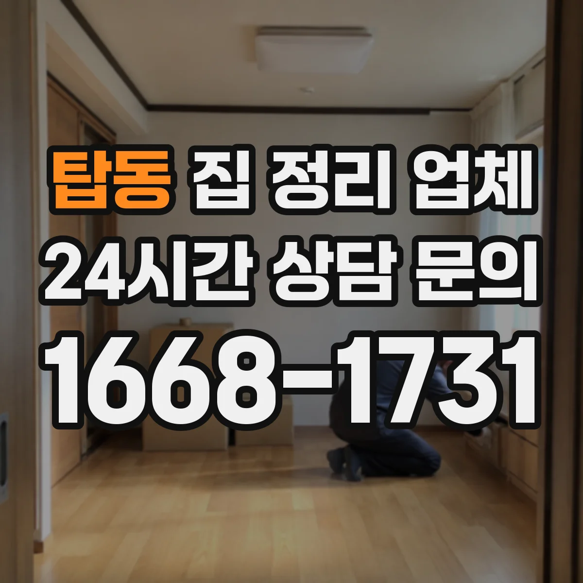 탑동 집 정리 업체