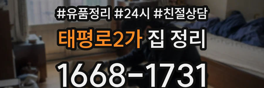 태평로2가 집 정리