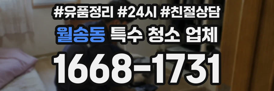 월송동 특수 청소 업체