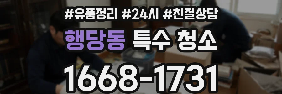 행당동 특수 청소