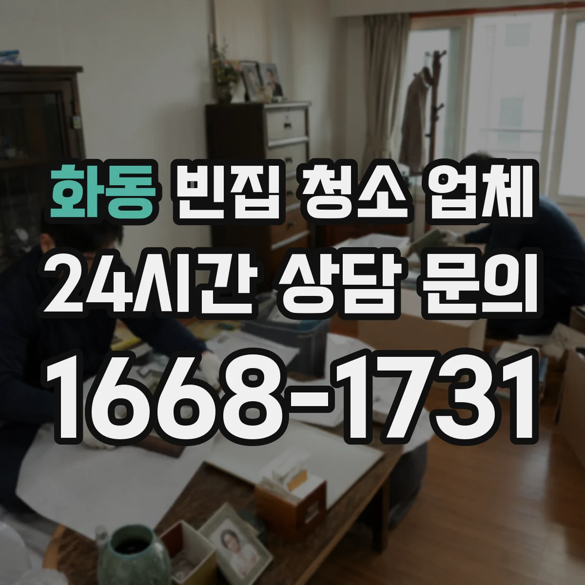 화동 빈집 청소 업체