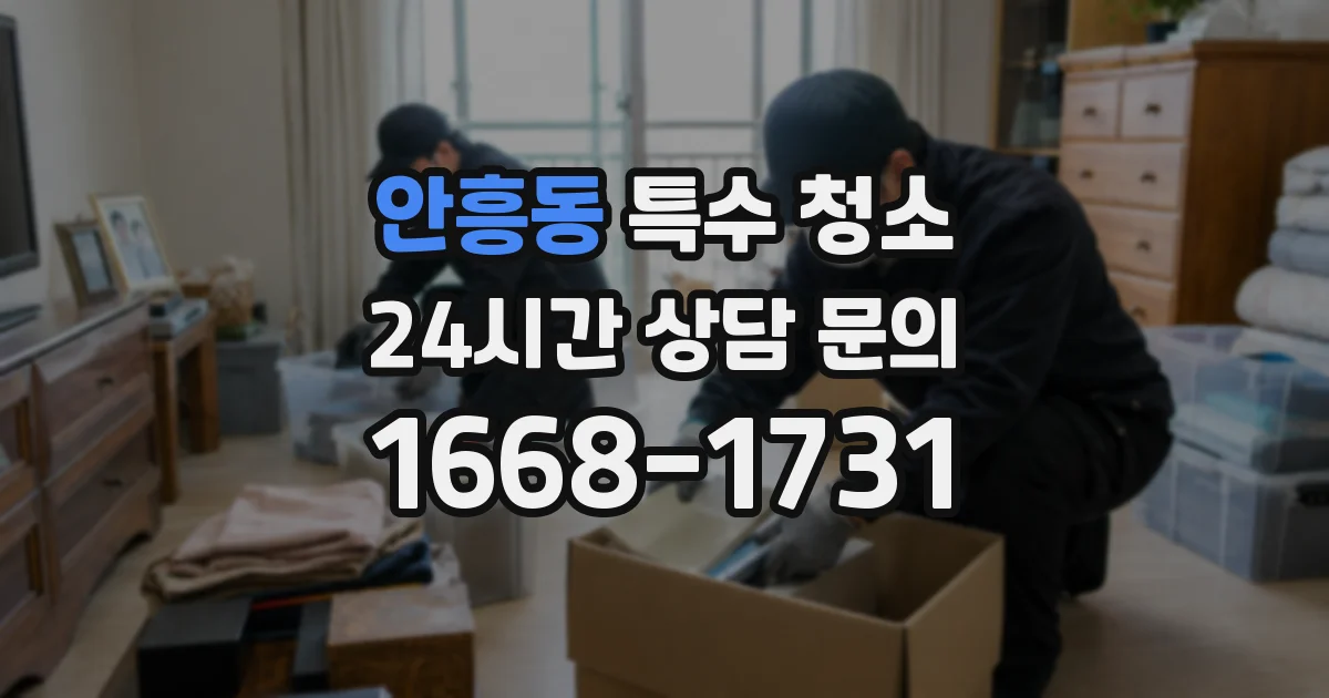 안흥동 특수 청소