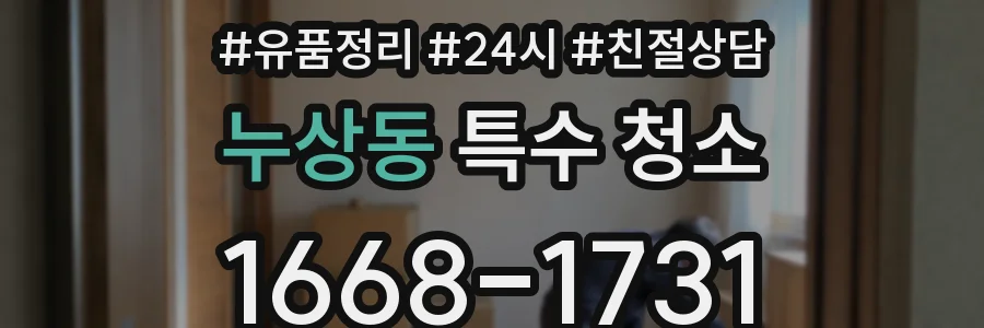 누상동 특수 청소
