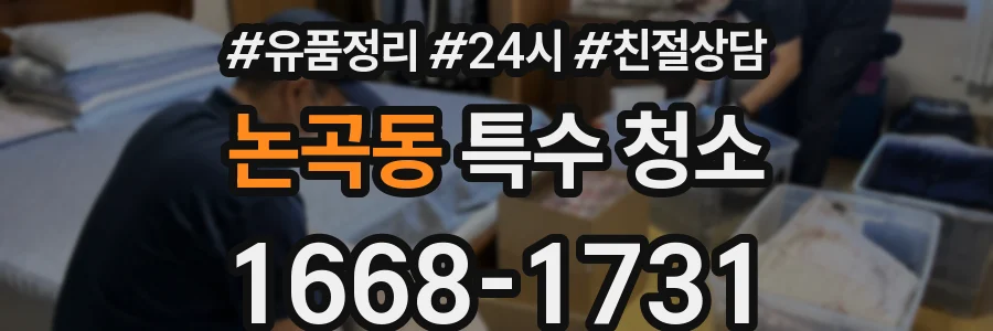 논곡동 특수 청소