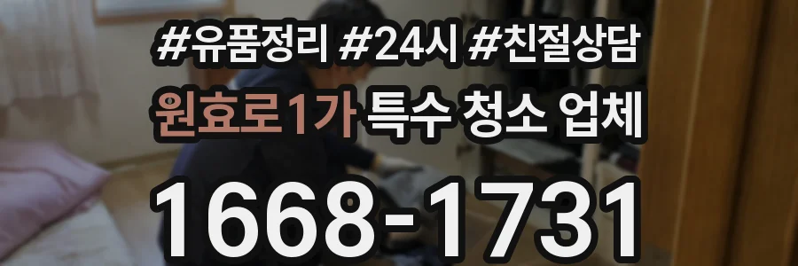 원효로1가 특수 청소 업체