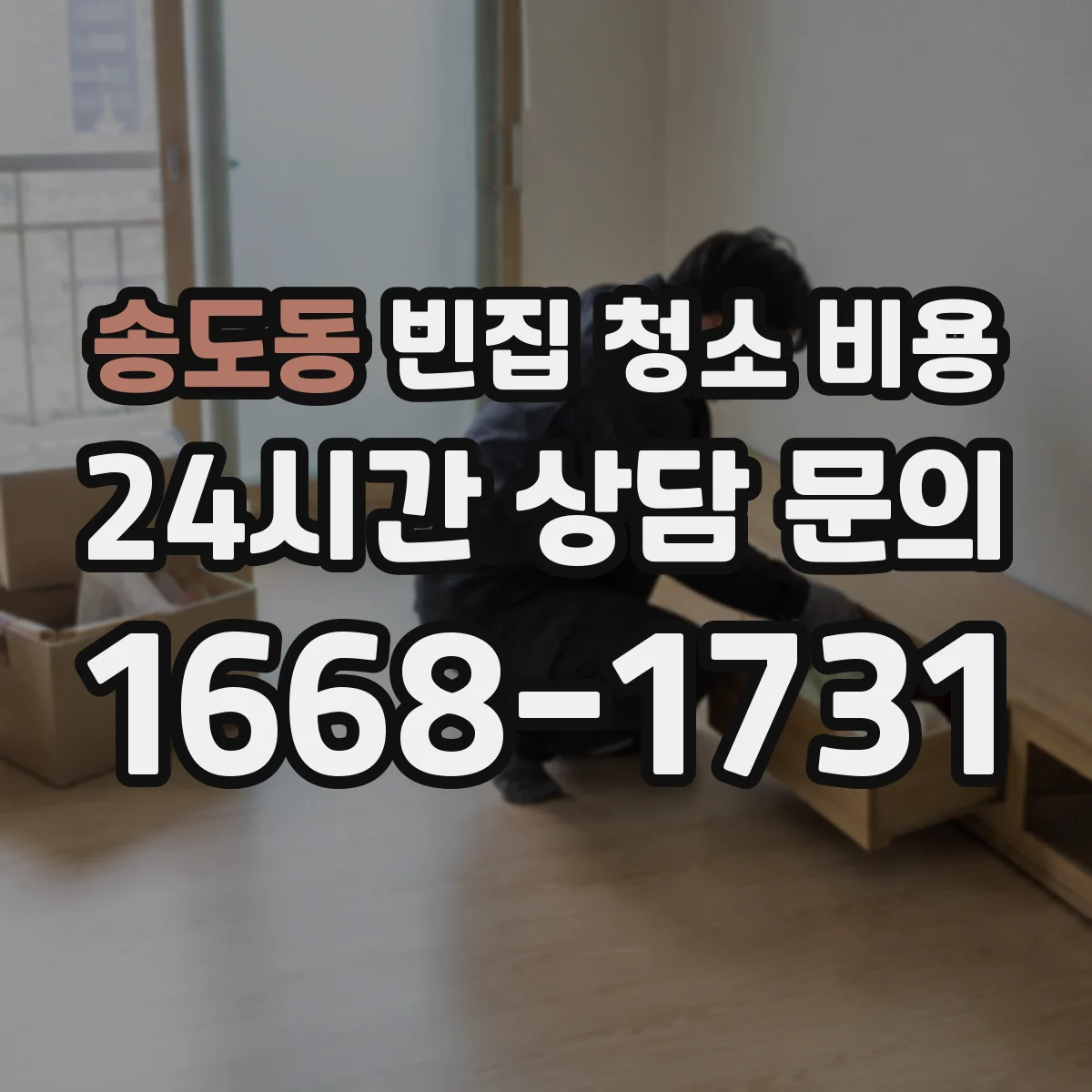 송도동 빈집 청소 비용