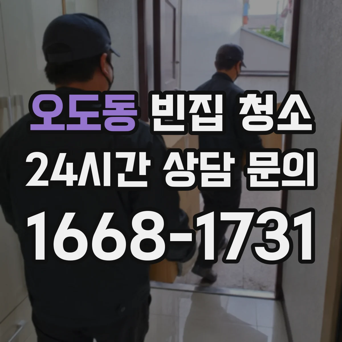 오도동 빈집 청소