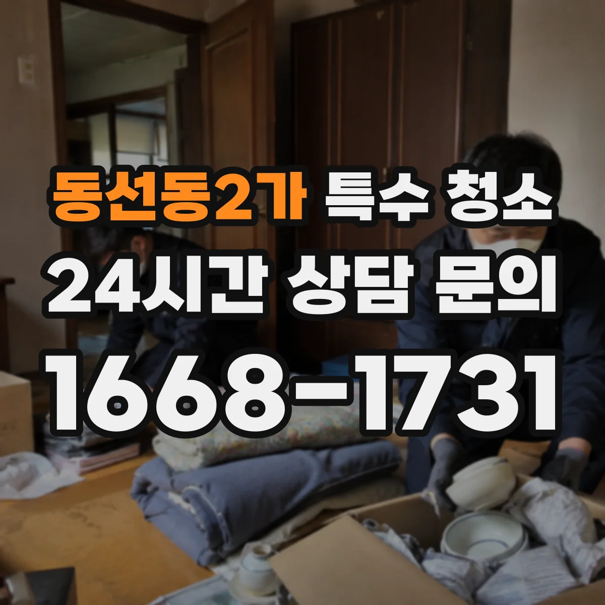 동선동2가 특수 청소