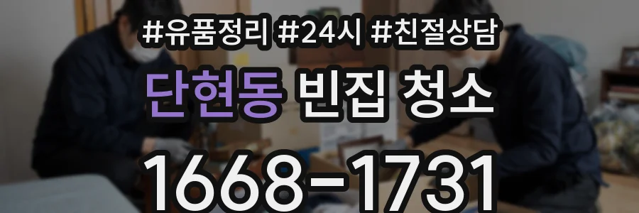 단현동 빈집 청소