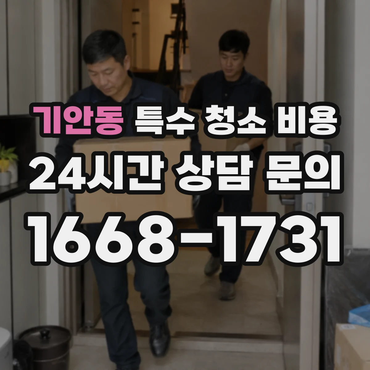 기안동 특수 청소 비용