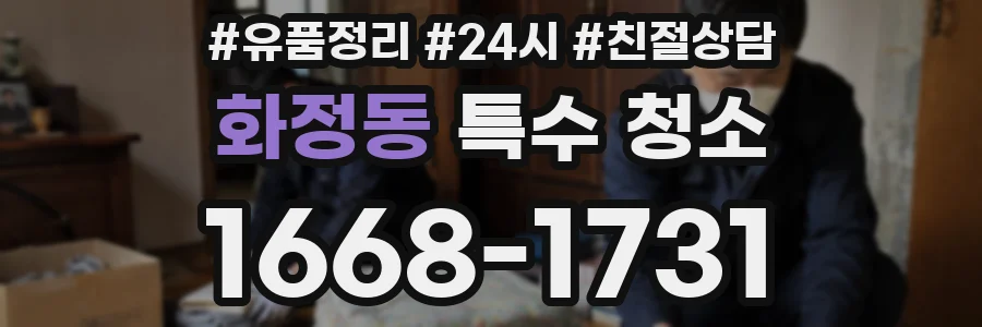 화정동 특수 청소