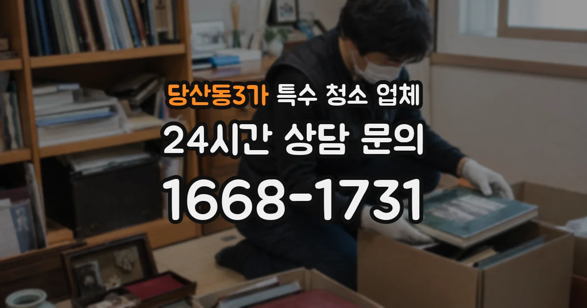 당산동3가 특수 청소 업체