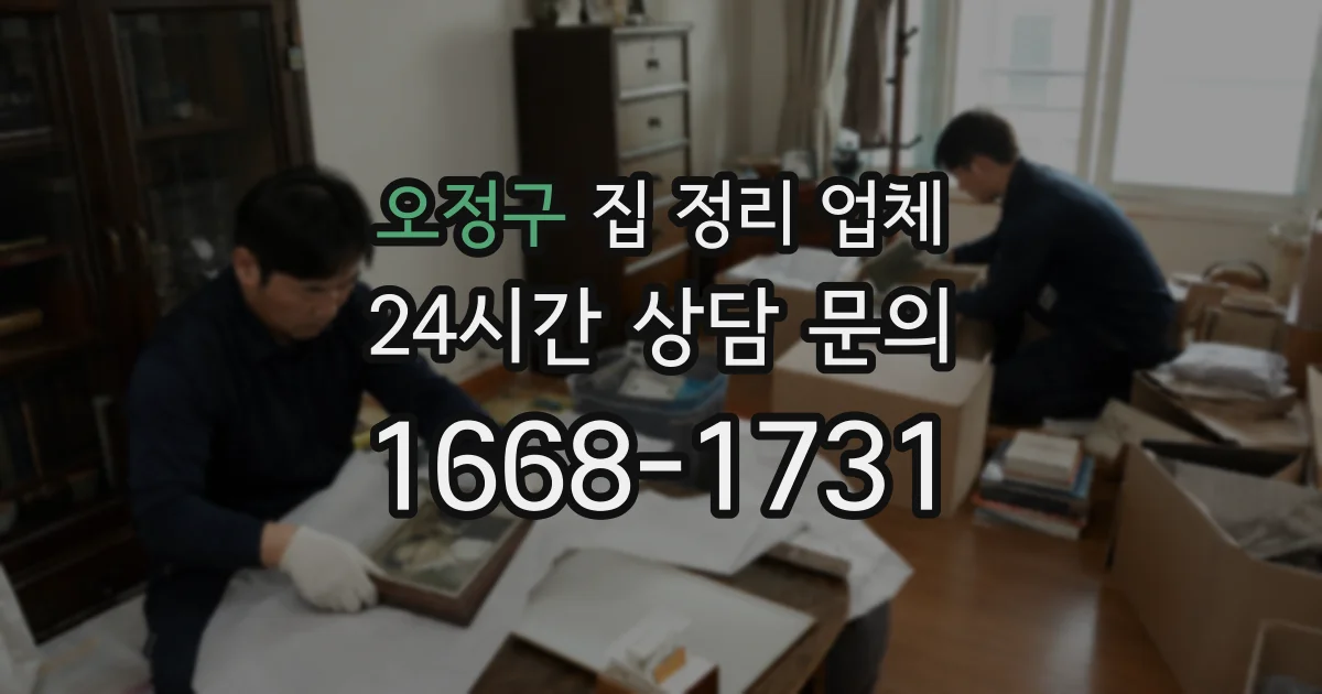 오정구 집 정리 업체